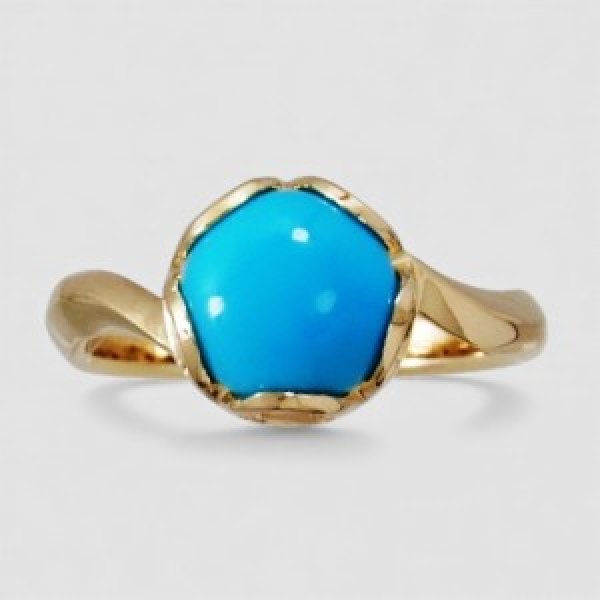 画像3: 【オーダー例】K18ターコイズリング オーダー制作
