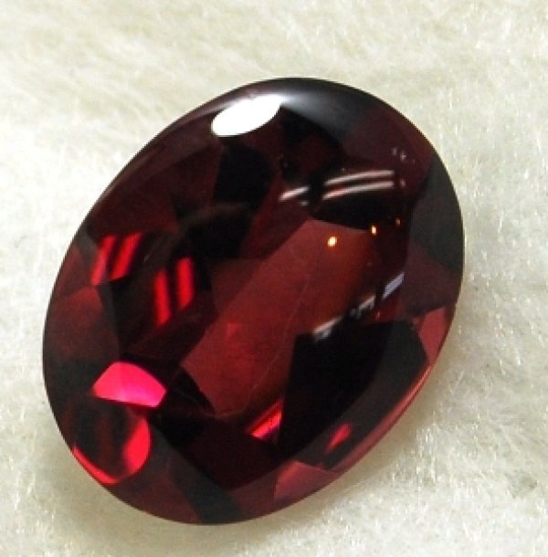 画像1: ロードライトガーネット バフカット 2.773ct 1月誕生石