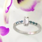 他の写真1: ブルーダイヤモンド　平均0.0252ct/P ４月誕生石　