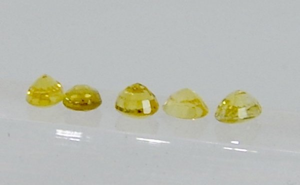 画像6: イエローサファイア　平均0.149ct　9月誕生石