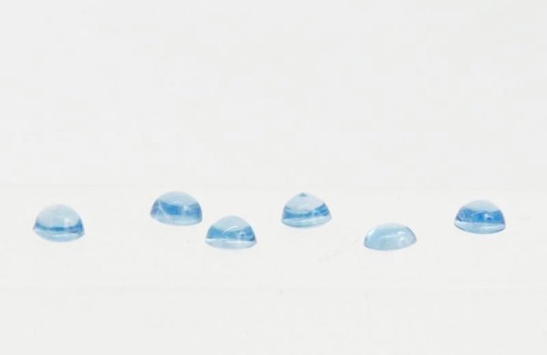 画像3: ブルートパーズ カボションカット 0.12-0.17ct 11月誕生石