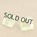 スクエアペリドット　約3×3×厚み2mm　8月誕生石