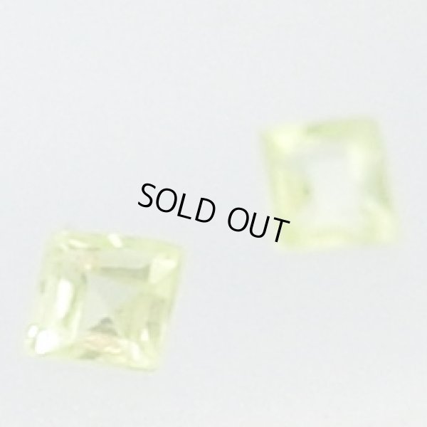 画像4: スクエアペリドット　約3×3×厚み2mm　8月誕生石