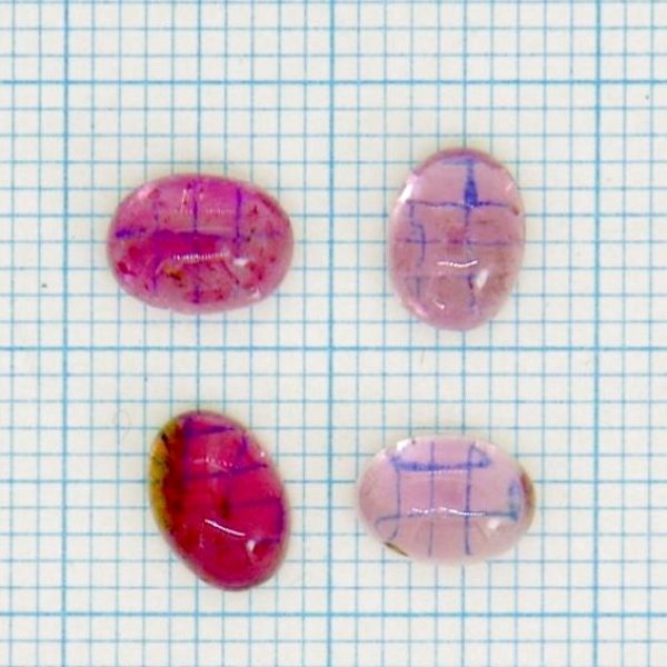 画像10: ピンクトルマリン　約7×5×厚み3mm　10月誕生石