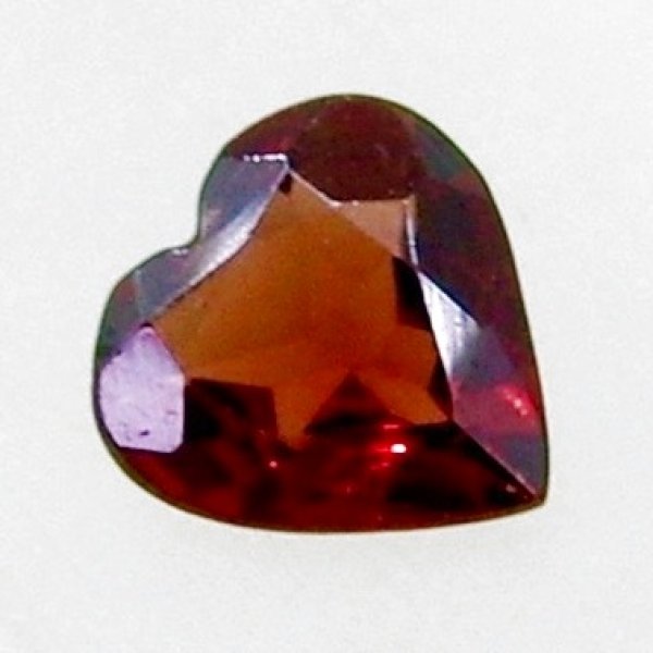 画像6: ハートガーネット 約8×8×厚み3.6mm 1月誕生石