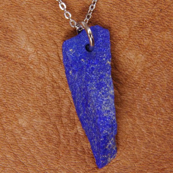 画像7: ラピスラズリ・ラフカットペンダント