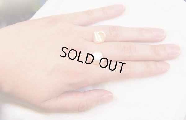 画像10: 白蝶ケシパール ゴールド 6月誕生石