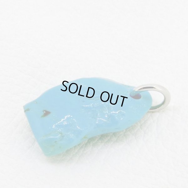 画像3: ラフ ターコイズ ペンダント　平　12月誕生石