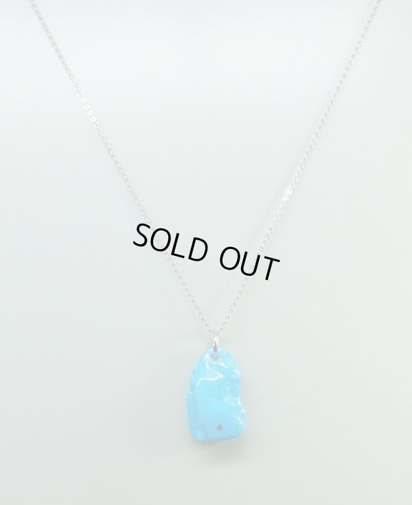 画像8: ラフ ターコイズ ペンダント　平　12月誕生石