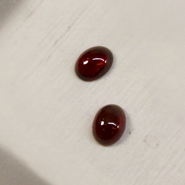 画像7: ガーネット 約8×6×厚み3-4mm 1月誕生石