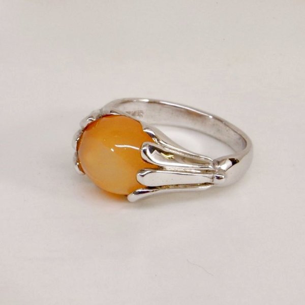 画像6: sv925 オレンジムーンストーンリング