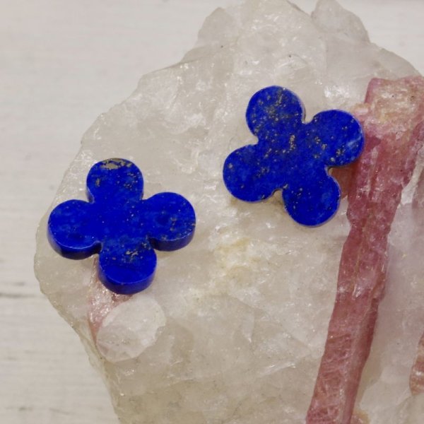 画像8: ラピスラズリ　クローバー　12月誕生石