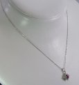 画像10: Pt900/K18WG ルビー・ダイヤ入りペンダントネックレス
