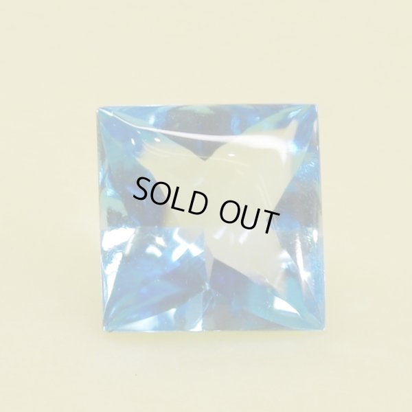 画像5: ブルートパーズ 約8mm角 約2.93ct｜11月誕生石ルース