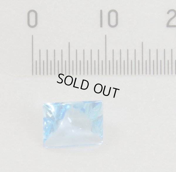画像8: ブルートパーズ 約8mm角 約2.93ct｜11月誕生石ルース
