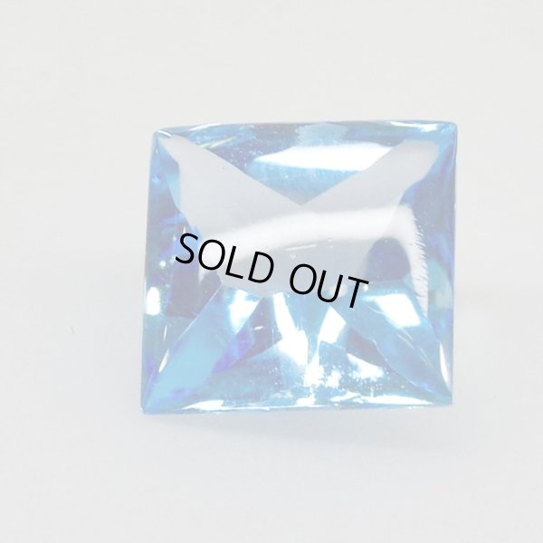 画像2: ブルートパーズ 約8mm角 約2.93ct｜11月誕生石ルース