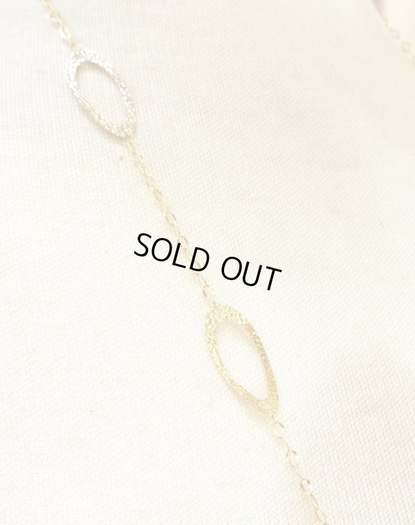 画像6: K18YG×K18WGオーバルミックスロングネックレス