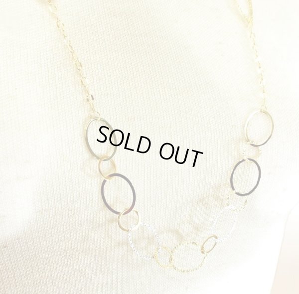 画像5: K18YG×K18WGオーバルミックスロングネックレス