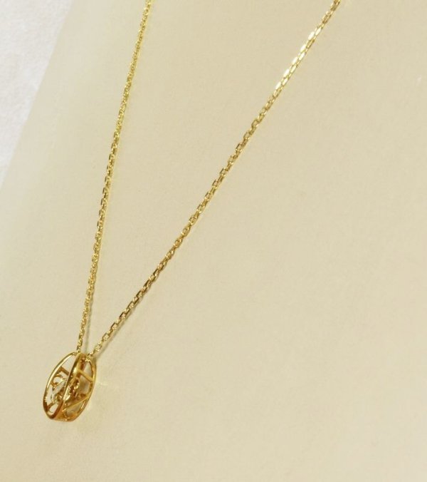 画像6: 【ソーティング付】K18ダンシングダイヤモンドペンダントネックレス