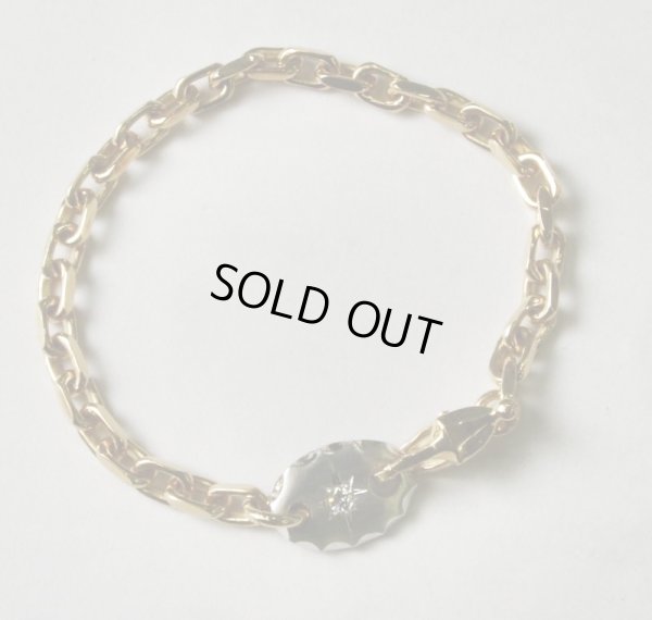 画像5: K18ダイヤモンド 入りブレスレット　Pt900プレート付