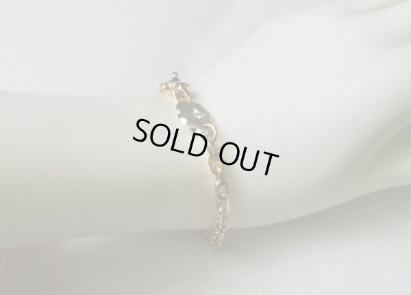 画像7: K18ダイヤモンド 入りブレスレット　Pt900プレート付