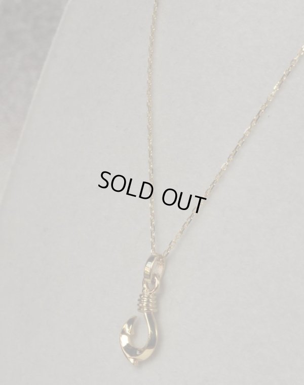 画像4: K18YGフィッシュフックペンダントネックレス SSサイズ