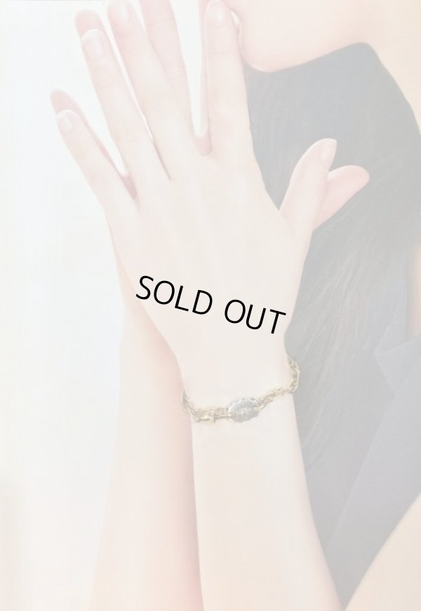 画像10: K18ダイヤモンド 入りブレスレット　Pt900プレート付