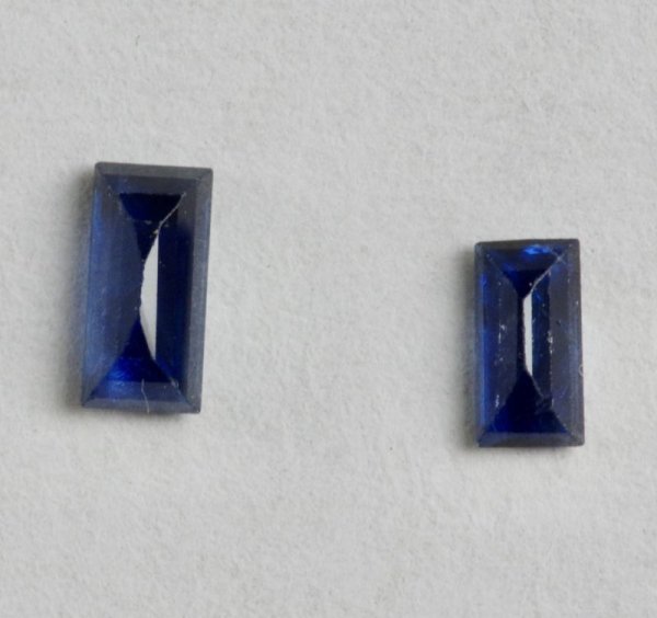 画像4: ○当店蔵出し品○ 長方形サファイア 9月誕生石