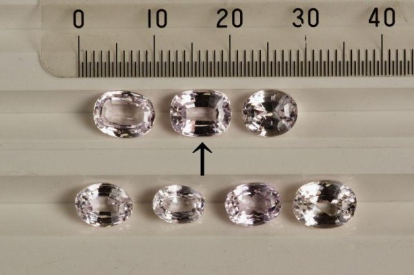 画像17: ※ワケあり！※ クンツァイト 約8×6mm 1.822ct