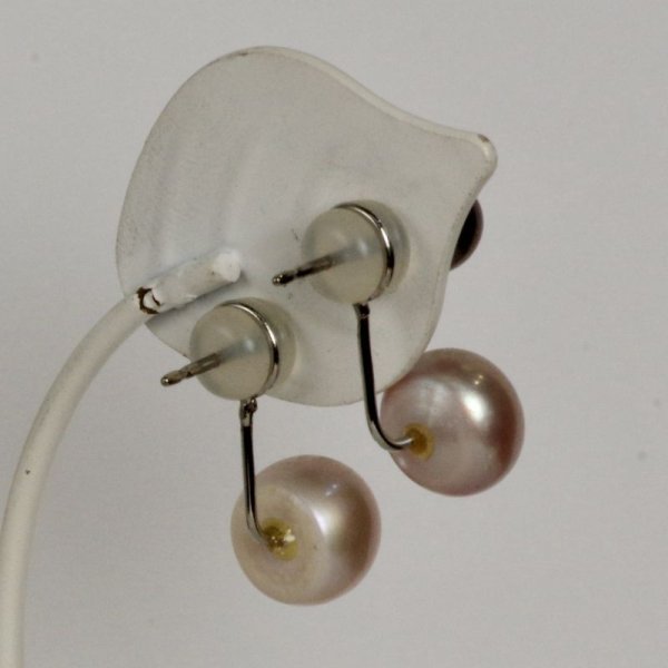 画像4: チタン&ステンレス　アコヤ・淡水パール2wayピアス