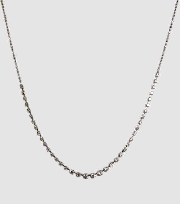 画像3: Pt850 ダイヤモンド1.00ct ネックレス