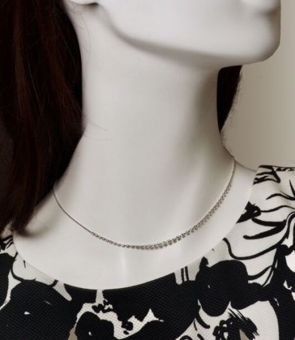 画像4: Pt850 ダイヤモンド1.00ct ネックレス