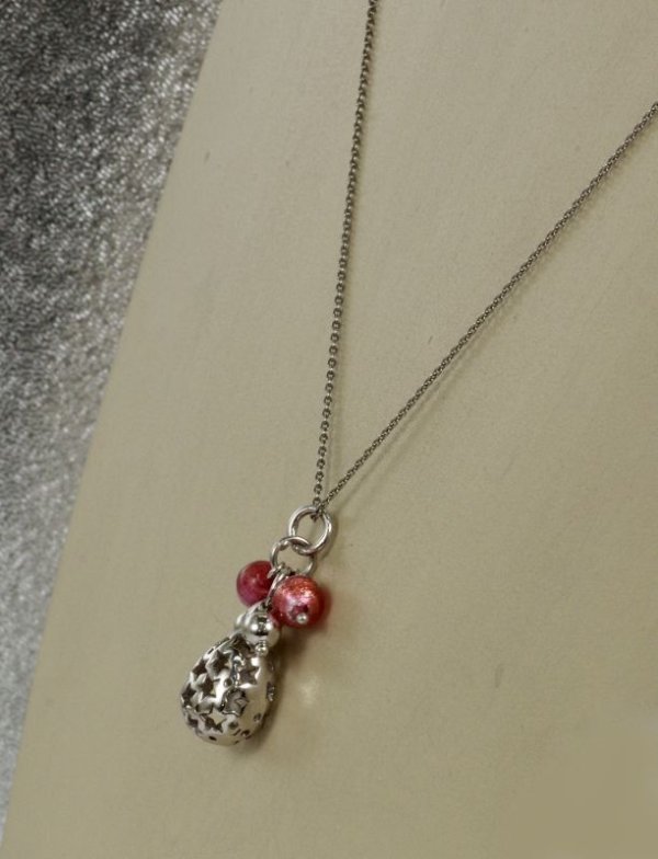 画像8: 【50%OFF】SV925星柄しずく&ベネチアンガラスペンダント