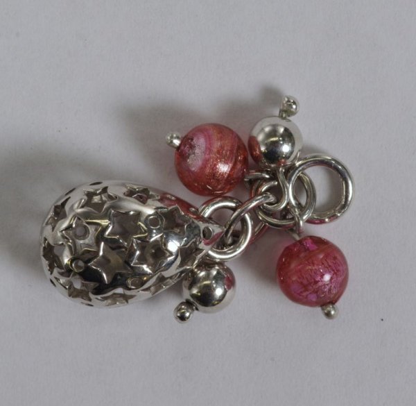 画像4: 【50%OFF】SV925星柄しずく&ベネチアンガラスペンダント