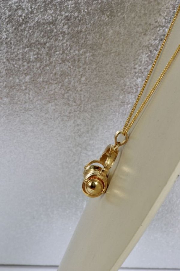 画像10: SV925ヘッドホンペンダントトップ(ゴールドメッキ)