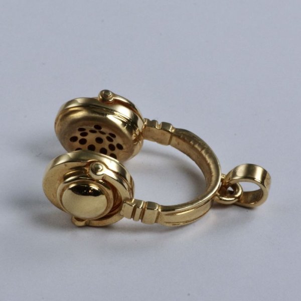 画像5: SV925ヘッドホンペンダントトップ(ゴールドメッキ)