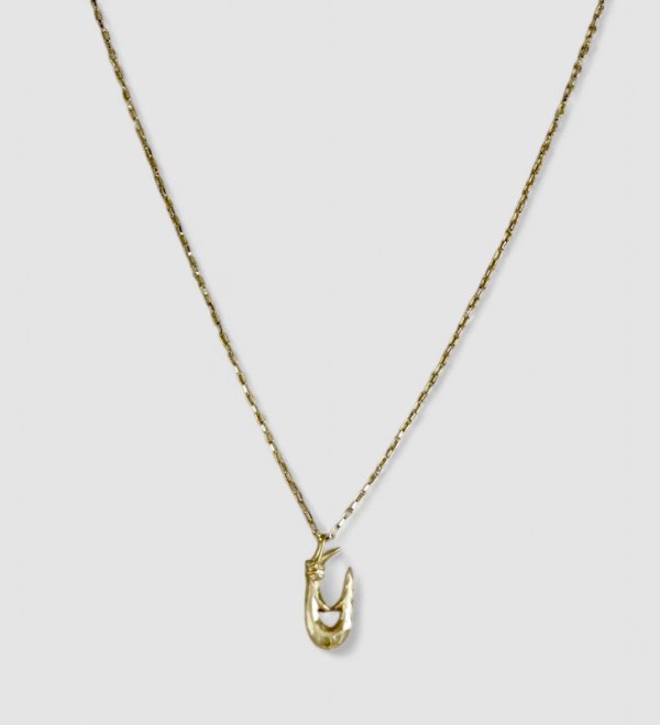 画像7: K18縄文釣り針 小 ペンダント