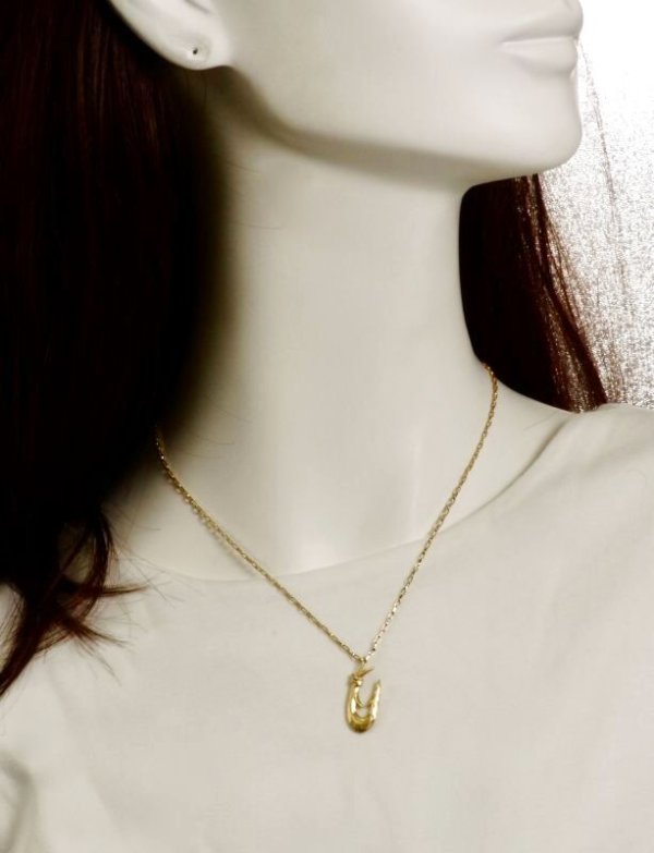 画像9: K18縄文釣り針 小 ペンダント