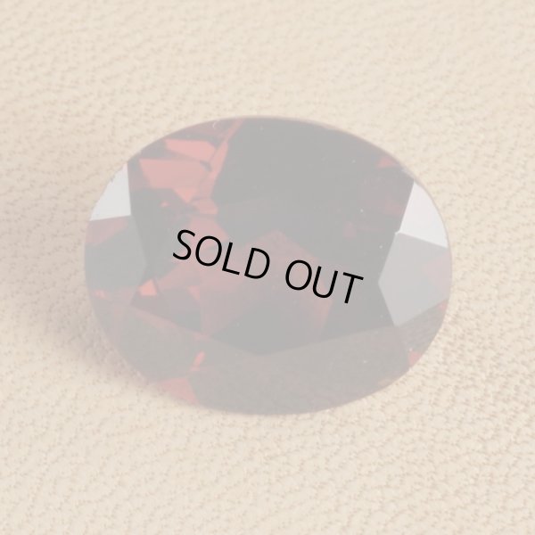 画像3: ガーネット 約11×9×厚み5.6mm 1月誕生石