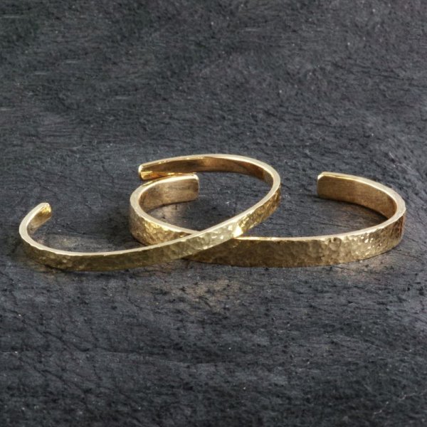 画像12: ※要お見積り※【受注生産品】K18鍛金バングル