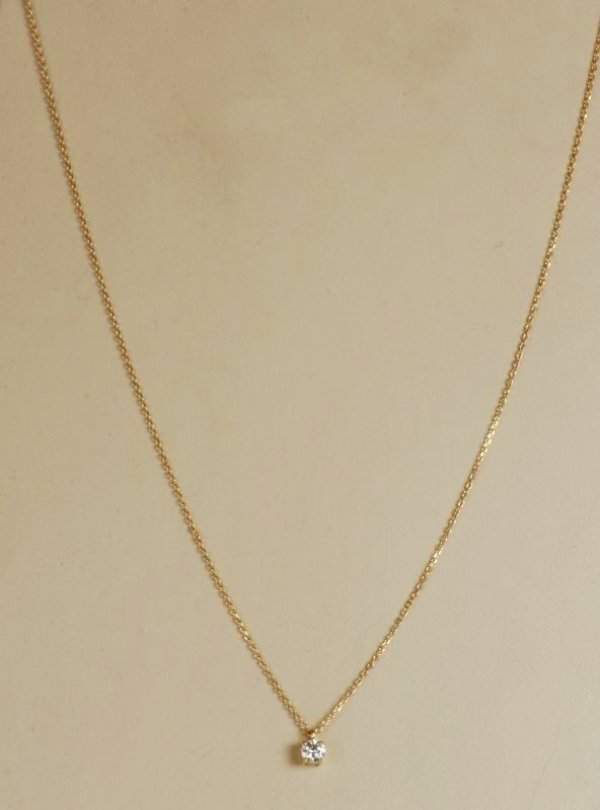 画像4: K18ダイヤモンドペンダントネックレス