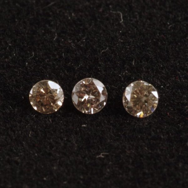 画像2: ブラウンダイヤモンド　 平均0.074ct/P　４月誕生石