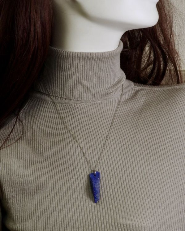 画像8: ラピスラズリ・ラフカットペンダント