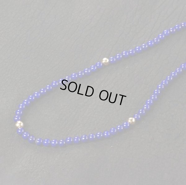 画像5: K18ボール入 ラピスラズリ(アフガニスタン産)ネックレス  12月誕生石