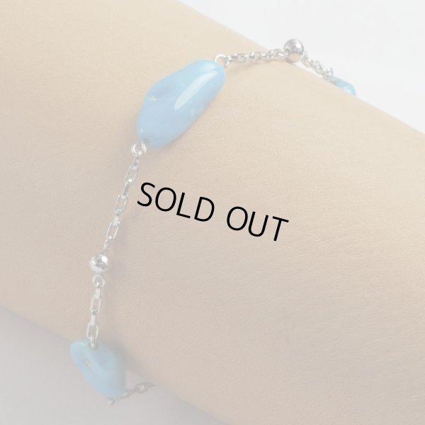 画像5: Pt900 アリゾナターコイズブレスレット