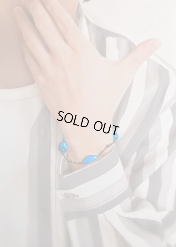 画像8: Pt900 アリゾナターコイズブレスレット