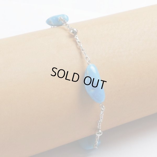 画像4: Pt900 アリゾナターコイズブレスレット