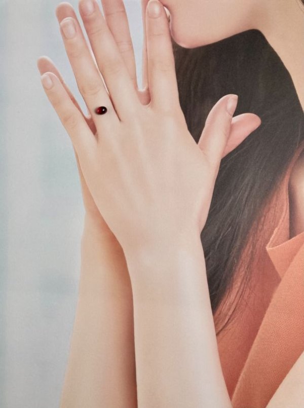 画像3: ロードライトガーネット 約7×5×厚み4mm 1月誕生石