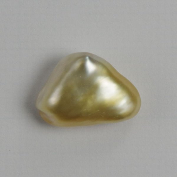 画像1: 白蝶ケシパール　ゴールド　6月誕生石