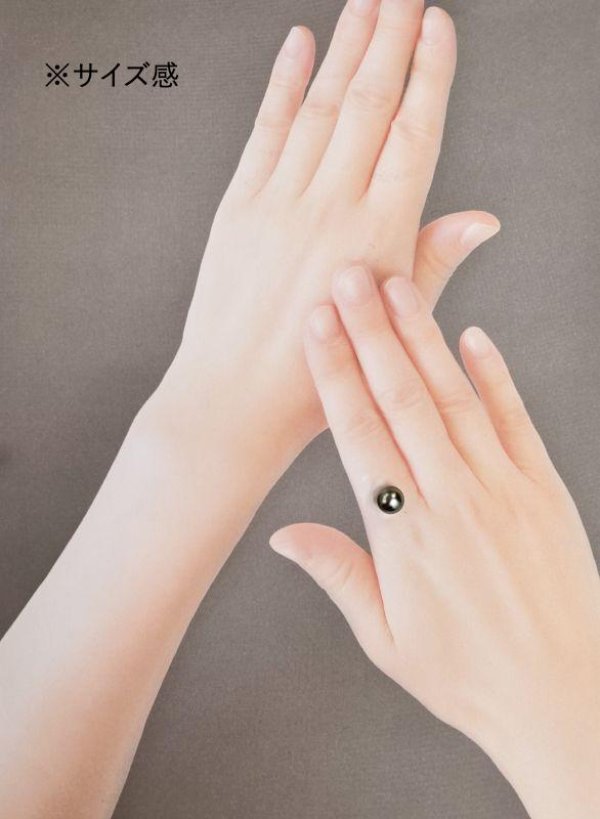 画像5: 黒蝶パール　約10.5×9.5mm　穴あり